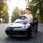 Electric Ride-on Car for Children, Remote Control and Music with USB, Black