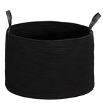 Laundry Basket 88L Foldable with Handle, Black