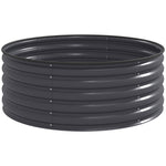 Raised Bed, Stackable Planter 120x120x43cm, Steel
