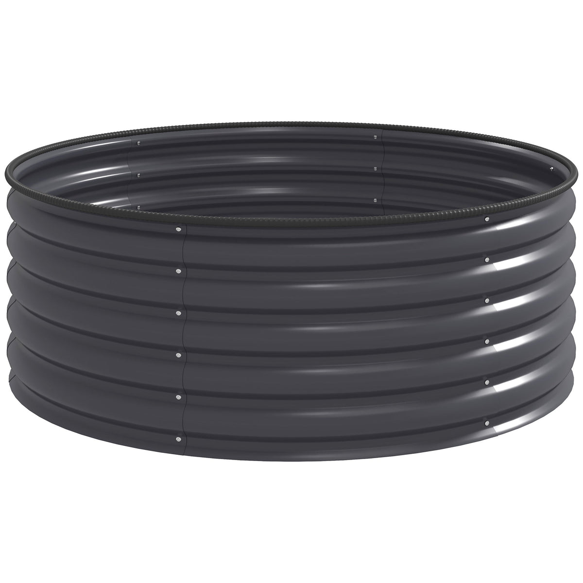 Raised Bed, Stackable Planter 120x120x43cm, Steel