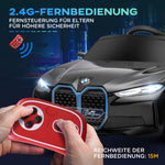 Children's Ride-on Car with Remote Control and Multimedia Player, Black
