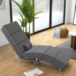 Relaxing Lounger, Massage, 5 Modes, Dark Grey