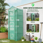 Greenhouse Roll-Up Door Shelves Winterproof Steel Foil