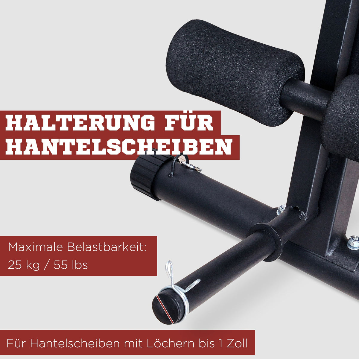 Multifunctional Weight Bench, Multi-Gym Spring Booster, 120kg, Black