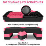 Aerobic Step Platform Adjustable Height 68.5cm Deck 10/15/20cm