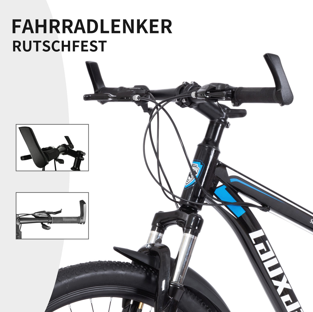 26-inch Hardtail Mountain Bike, 21-Speed Shimano Tourney with Disc Brakes, Steel