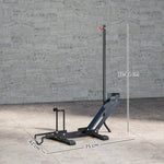 Bicycle Stand, Free-Standing Floor Parker with 80mm Tire Widths, Steel, Black