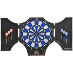 Electronic Dartboard, 12 Darts LCD Display for 8 Players, Plastic