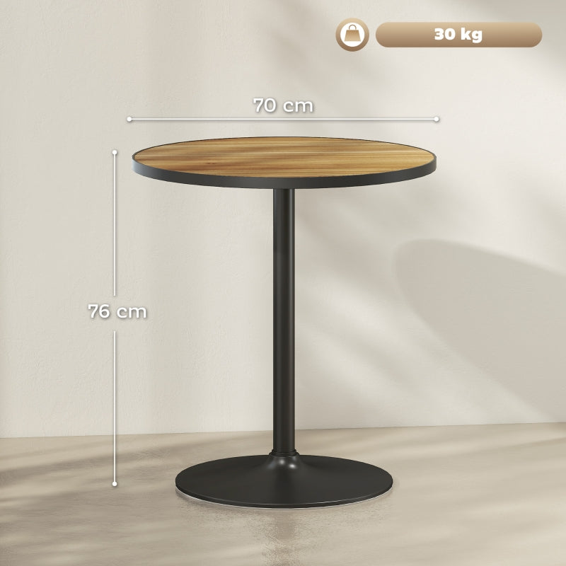 Dining Table, Round Modern Ø70 cm 4-Person, Oak