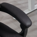 Ergonomic Office Chair, Height Adjustable 145° Reclining, Black