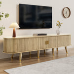 TV Cabinet Sliding Doors Unique Design