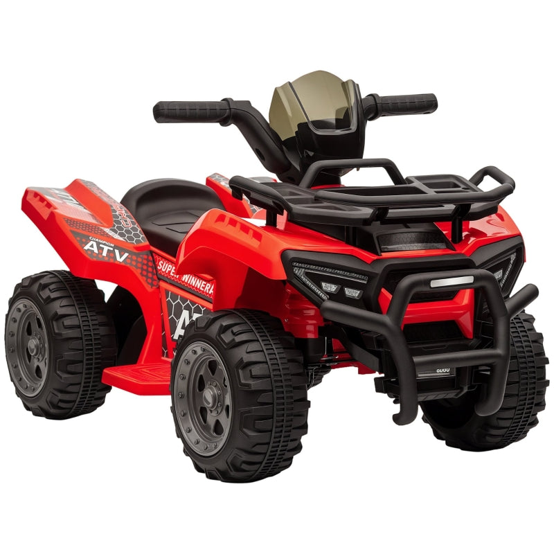 Children's Quad Electric 6V with Forward Function, Music, Red