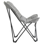 Foldable Camping Chair 120kg Load Capacity, Portable, with Armrests