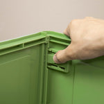 Cat Litter Box, Lid & Bottom Tray, Scoop & Deodorizer, Plastic