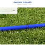 Dog Agility Set, 4-Piece Portable with Carrying Bag, PE & ABS Yellow