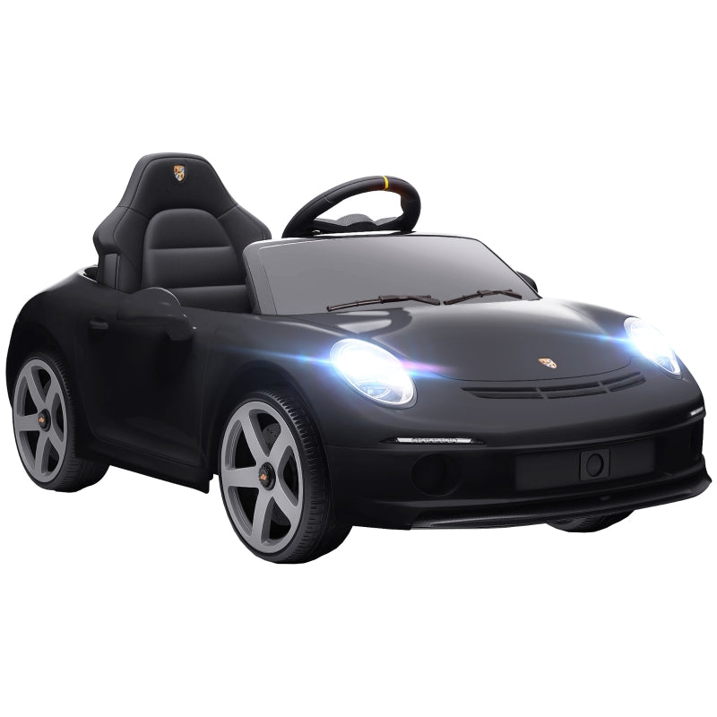 Electric Ride-on Car for Children, Remote Control and Music with USB, Black