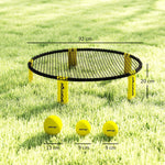 Roundnet Set, Play Net, 3 Balls, Carrying Bag, Ball Pump, Spikeball Set