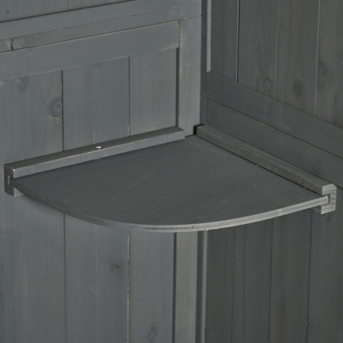 Garden Shed with Shelves, Asphalt Roof, Window 77x54.2x179cm, Wood Grey+Green