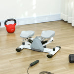 Mini Stepper with LCD Display, Non-Slip Pedals, 100 kg, Gray
