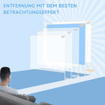 Projector Screen, 178x178cm, 99-inch, 1:1, HD 4K, for Home Theater, Office, Presentations, Plastic