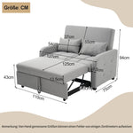 Sofa Bed, Multifunctional Folding Adjustable Backrest 180x127cm