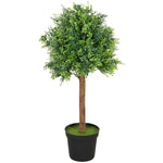 Artificial Boxwood 90cm Plant, Plastic
