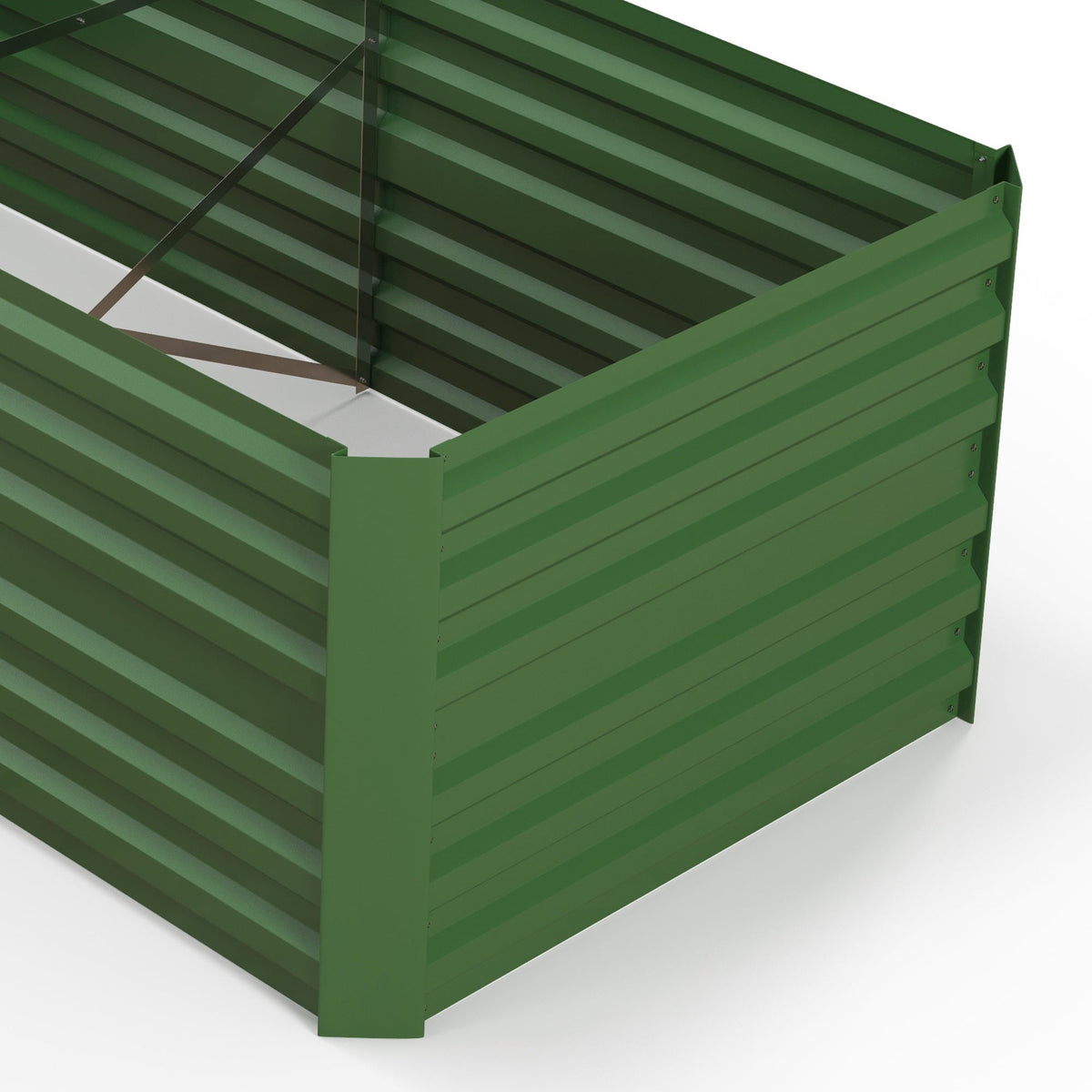 Raised Bed, Garden Planter 180x90x60cm, Steel