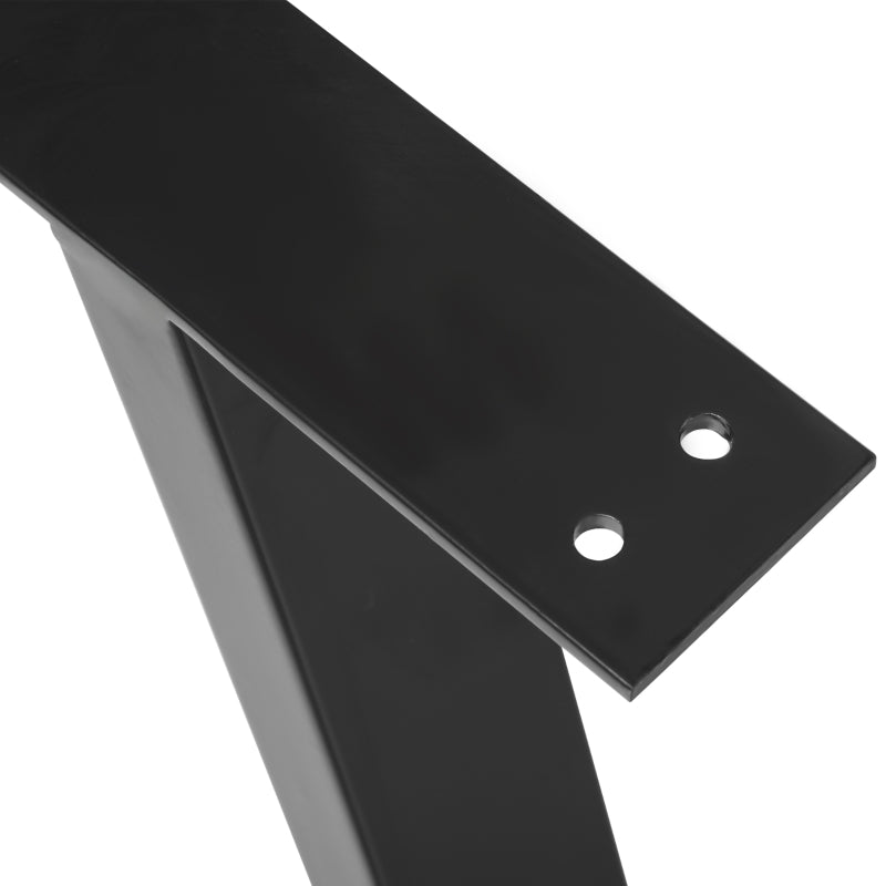 Table Legs, Triangular Furniture Feet, Steel, Black