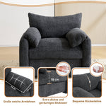 Armchair, Oversized, Decorative, Single Sofa, Leisure Chair, Chenille Fabric