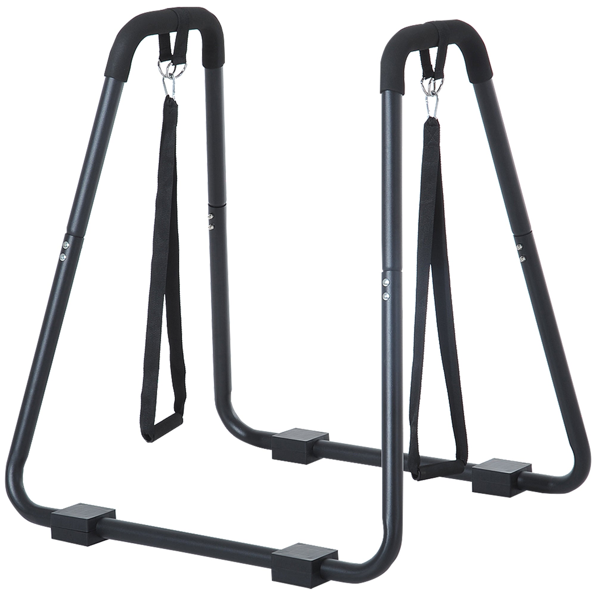 Dipstation Dip Stand, Sling Trainer, Steel, Black