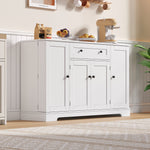 Multifunctional Buffet 138cm Sideboard Drawer Adjustable Shelves