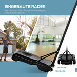Children's Basketball System, Adjustable, Rollable, Water-Fillable, Black PE & Steel
