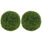 Artificial Boxwood Balls, Set of 2, 40 cm Fake Plastic Plants