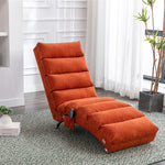 Relaxation Lounger with Full Body Support and Vibration Function, Bagcloth