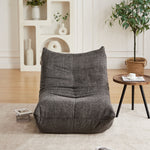 Togo Style Floor Lounge Chair Memory Foam - Chenille