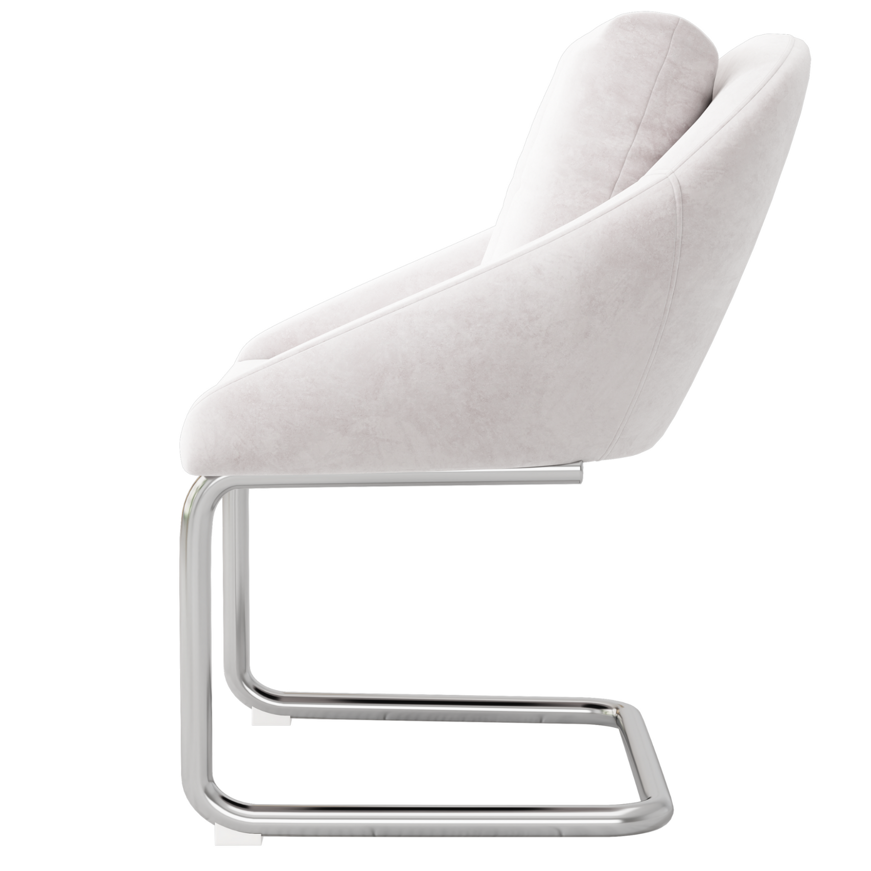 Velvet Dining Chair Set of 6, Luxurious Swivel Design with Cushions and Curved Legs, Beige Samt