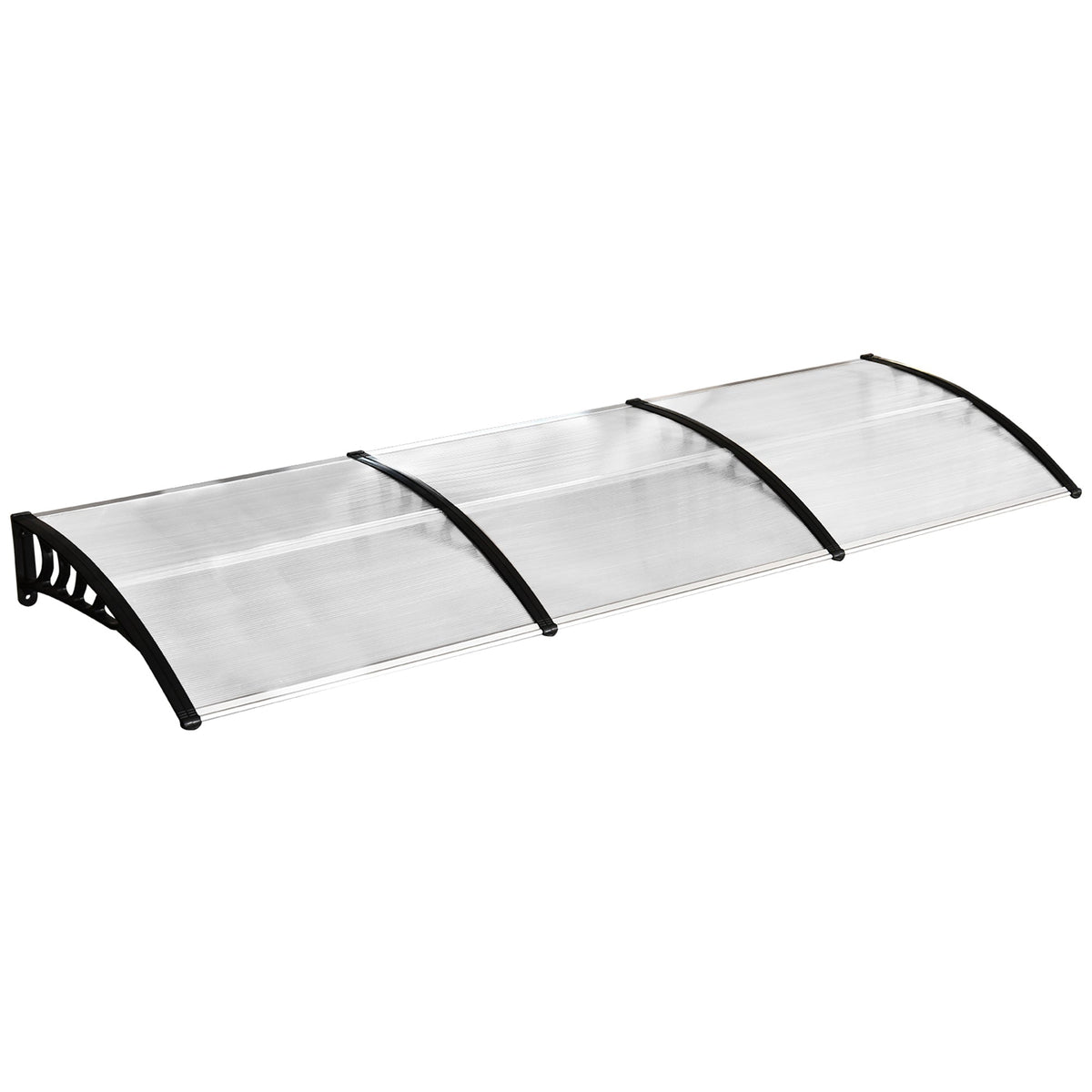 Canopy for Front Door, Pent Arch with UV Protection and Rain Protection, Polycarbonate