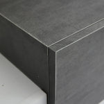 LED TV Cabinet, Entertainment Center with Glass Shelves, White+Gray