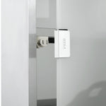 Medicine Cabinet First Aid with Lock 30x12x60cm Stainless Steel