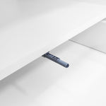 Coffee table, cloud-shaped with drawers and storage compartments