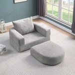 Compressed Sofa Bed Futon, Versatile Foldable Sleeper Chair & Mattress for Guest/Office, Fabric