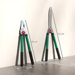 Garden Shears Set 2-piece, 40cm Pruning Shears and 51cm Hedge Shears, Metal Blades