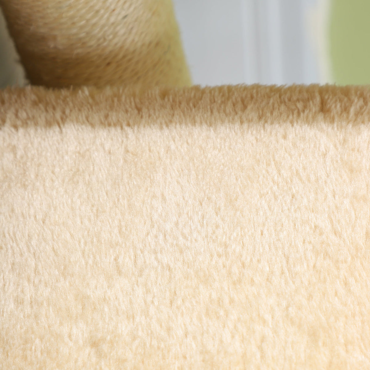 Cat Stairs, 11cm Step Height for Older Pets, Plush Cream