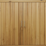 Wooden Garden Shed, Weatherproof Tool Shed with Shelves, Brown