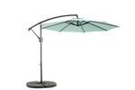 14.8 Ft Double Sided Outdoor Umbrella Rectangular Large with Crank, Light Green