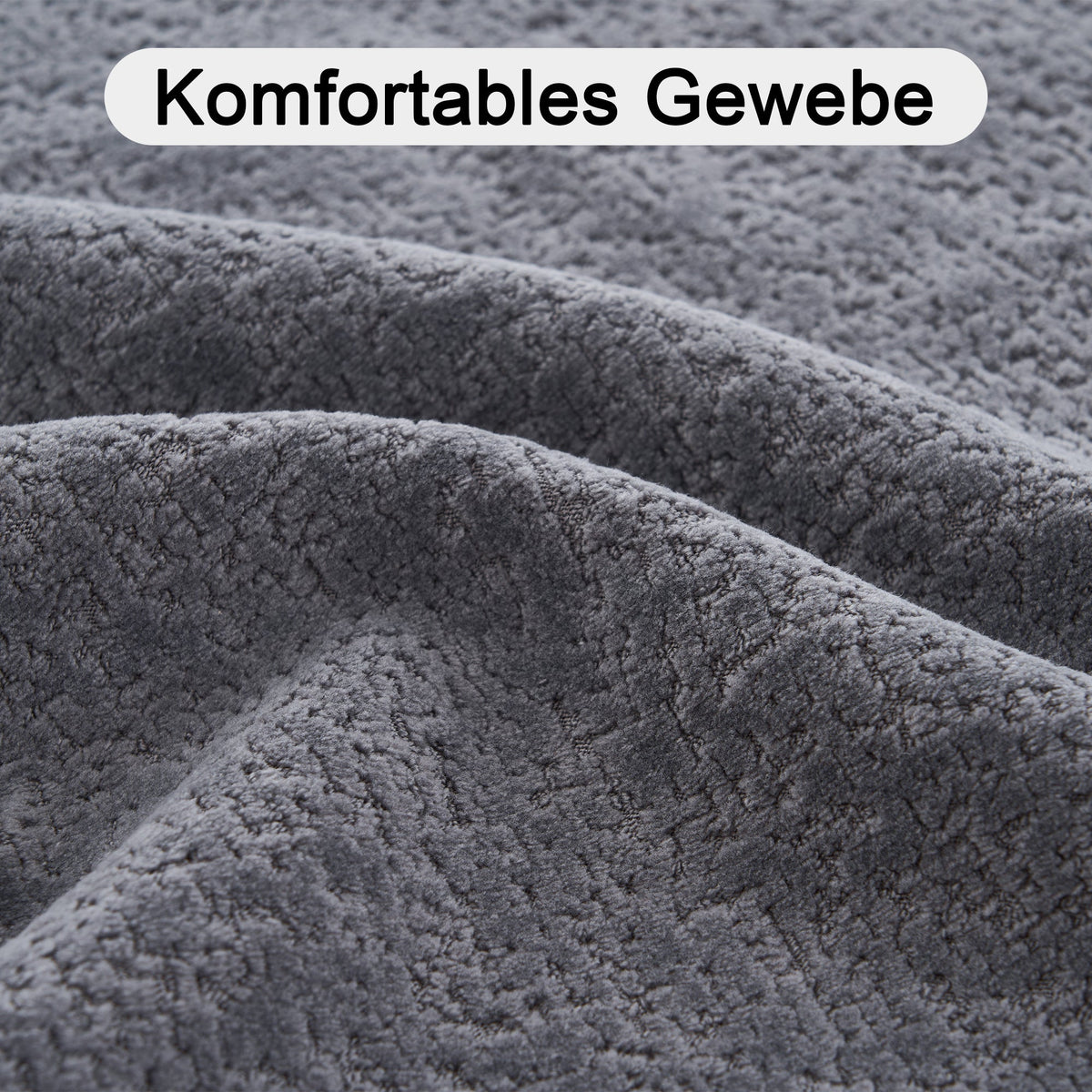 Modular Sofa Segmented Boneless No Assembly - Chenille Fabric