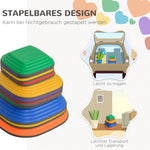 AIYAPLAY River Stones, 11-Piece, Stackable & Non-Slip, 80 kg, Colorful