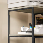 Printer Table, 3-Tier Stand with Casters, Steel