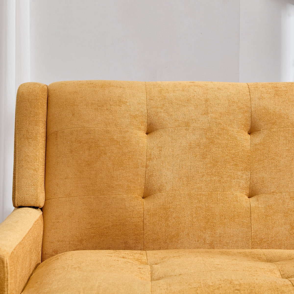 Accent Armchair Set, 2-Piece Single and Double Chairs with High-Density Foam and Solid Wood Legs, Durable Fabric