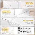 Shoe Cabinet Shelf, Storage Boxes, Plastic and Steel, White